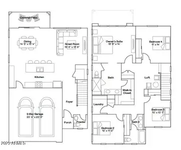 New construction Single-Family house 10151 E Ulysses Ave, Mesa, AZ 85212 plan Mulberry Plan 1013 - image