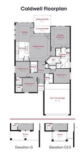 New construction Single-Family house 224 Freeman Blvd, West Columbia, TX 77486 plan Caldwell - image 3