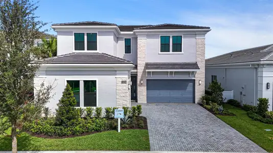 New construction Single-Family house 13206 Faberge Pl, Palm Beach Gardens, FL 33418 plan Mondrian - image
