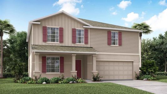 New construction Single-Family house 111 Addle Hill Ct, Deland, FL 32720 The Melbourne- photo 0