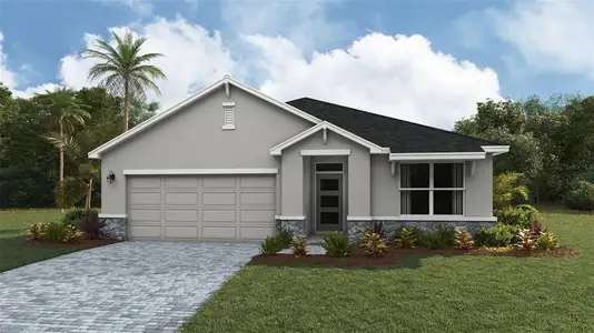 New construction Single-Family house 1917 Vandalia Pl, Parrish, FL 34219 plan Aria - image
