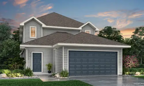 New construction Single-Family house 8817 Black Oak Dr, Elmendorf, TX 78112 plan The Redbud - image