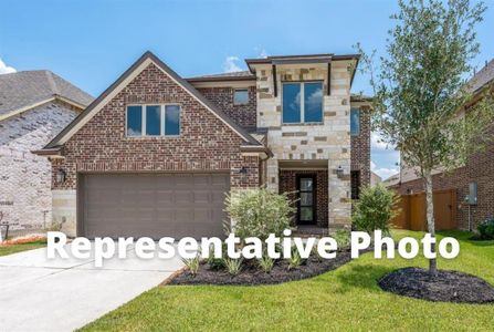 New construction Single-Family house 16723 Williams Gully Trail, Humble, TX 77346 The Astoria- photo 0