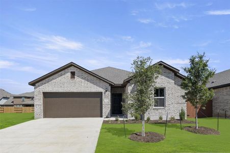 New construction Single-Family house 2432 Ambling Trl, Georgetown, TX 78628 Oaks 1754- photo 3 3