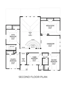 New construction Single-Family house 330 Aeronca Dr, Fate, TX 75087 plan Hillcrest 2F (w/Media) - image