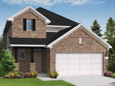 New construction Single-Family house 1855 Bighorn Trl, New Braunfels, TX 78132 plan Progreso - image