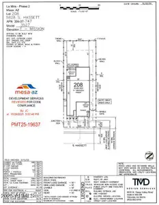 New construction Single-Family house 5828 S Hassett, Mesa, AZ 85212 plan Harlow - image