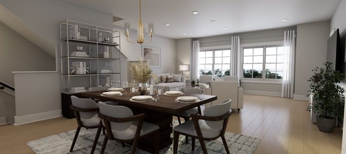 New construction Townhouse house 2420 Adrift Rd, Fuquay Varina, NC 27526 plan Atlas End Unit - image 11