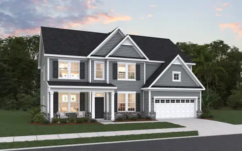 New construction Single-Family house 630 Grand Griffon Wy, Lillington, NC 27546 plan Southport - image