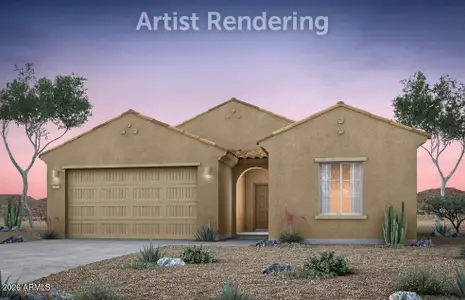 New construction Single-Family house 43045 W Palo Amarillo Rd, Maricopa, AZ 85138 plan Poppy - image