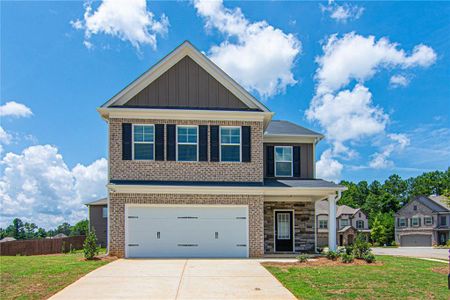 New construction Single-Family house 5513 Keswick Dr, Flowery Branch, GA 30542 plan Peterson - image
