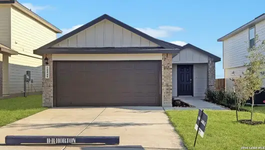 New construction Single-Family house 14848 Hemphill King, San Antonio, TX 78245 plan The Estero - image