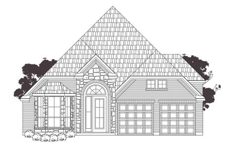 New construction Single-Family house 12406 Drifting Oakwood Lane, Cypress, TX 77433 Plan 2464- photo 0