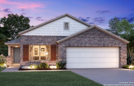 New construction Single-Family house 13107 Bay Point Way, Saint Hedwig, TX 78152 Cameron- photo 0