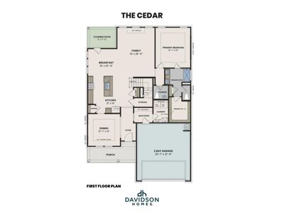 New construction Single-Family house 7430 Koa Crst, San Antonio, TX 78227 plan The Cedar D - image
