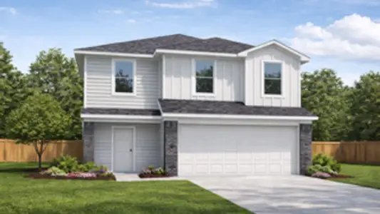 New construction Single-Family house 12440 Lexington Heights Dr, Willis, TX 77318 plan Franklin - image