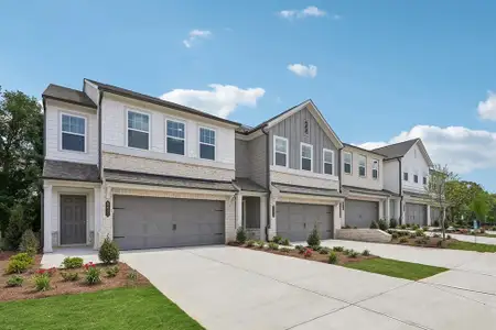 New construction Townhouse house 5321 Frontier Ct, Flowery Branch, GA 30542 plan Foxglove - image