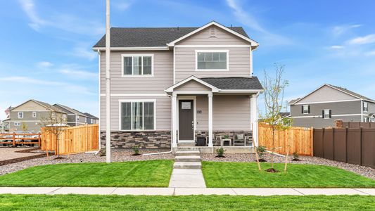 New construction Single-Family house 691 N Tempe St, Aurora, CO 80018 ALAMOSA- photo 0