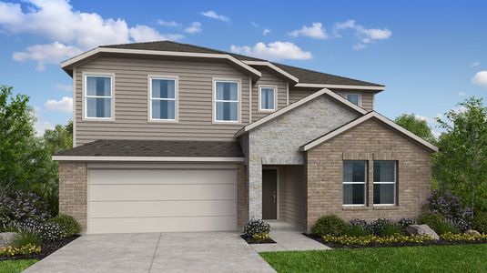 New construction Single-Family house 15417 Welsh Mills Dr, Pflugerville, TX 78660 plan Warbler - image