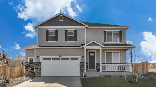 New construction Single-Family house 13973 Beebalm Trl, Parker, CO 80134 plan Henley - image