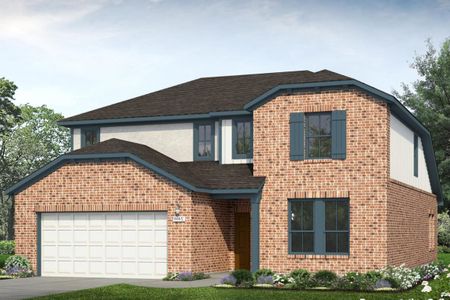 New construction Single-Family house 5211 Grace Sunshine Ave, Spring, TX 77379 plan Trinity Grove 2460 - image