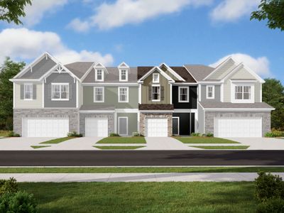 New construction Townhouse house 1138 Overbrook Pl, Wingate, NC 28174 plan Manchester - image