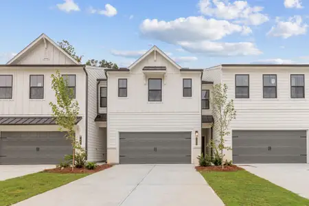 New construction Townhouse house 7489 Clover Ln, Flowery Branch, GA 30542 plan Sawnee - image