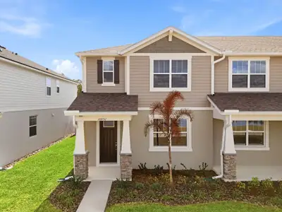 New construction Townhouse house 10051 Gazebo Aly, Orlando, FL 32832 plan Catalina II - image