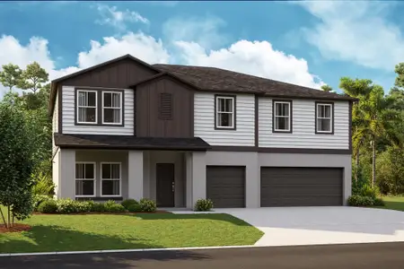 New construction Single-Family house 300 Govreau Rd, Wesley Chapel, FL 33545 plan Violeta - image