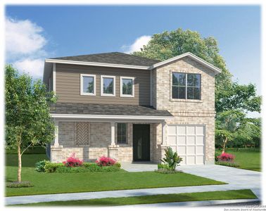 New construction Single-Family house 14915 Pearl Flts, San Antonio, TX 78253 plan The Stanley - image