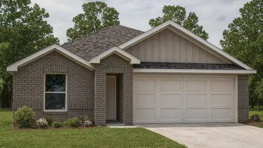New construction Single-Family house 23741 Golden Pheasant Ln, Splendora, TX 77372 plan Baylor - image