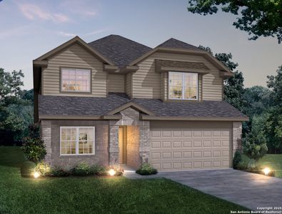 New construction Single-Family house 8402 Smithers Ave, San Antonio, TX 78252 plan The Lazio - image