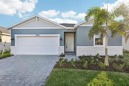 New construction Single-Family house 11294 Nw Blockbird Dr, Port St. Lucie, FL 34987 plan Corsica - image