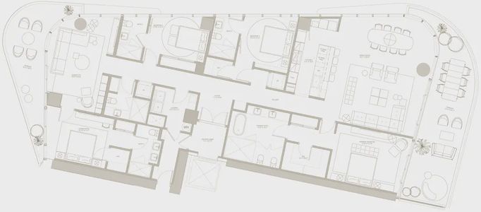 New construction Condo house 1380 S Ocean Blvd, Pompano Beach, FL 33062 plan SKY 04 - image