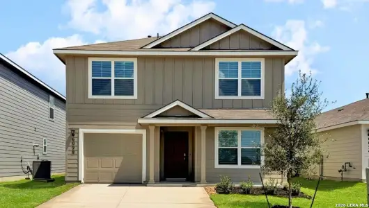 New construction Single-Family house 6028 Unakite Trl, San Antonio, TX 78253 plan The Commerce - image