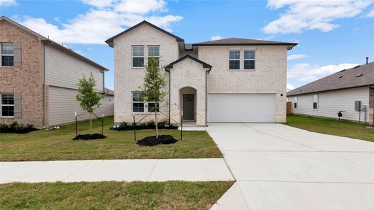 New construction Single-Family house 20437 Rosen Wy, Manor, TX 78653 The Quincy- photo 0