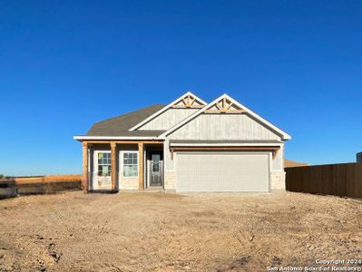 New construction Single-Family house 9914 Mesquite Tree Lane, Schertz, TX 78108 Livingston- photo 0