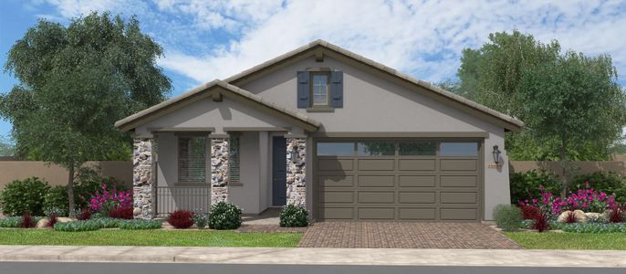 New construction Single-Family house 35005 N Sacramento Wash Rd, Queen Creek, AZ 85142 Evangeline- photo 0