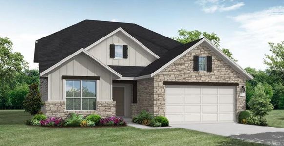 New construction Single-Family house 512 Texas Sky Dr, Georgetown, TX 78628 Goodrich- photo 0