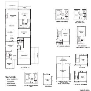 New construction Single-Family house 472 Harvest Moon Dr, Katy, TX 77493 plan San Saba - image