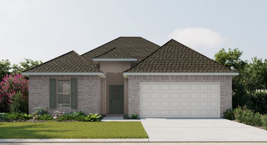 New construction Single-Family house 14 Bon Ami Dr, Freeport, FL 32439 plan Lasalle V A - image