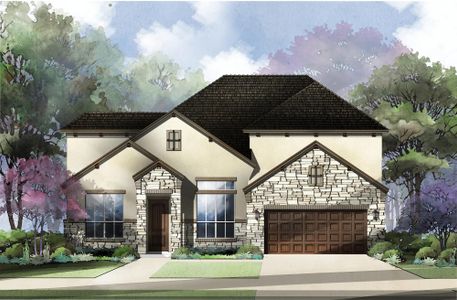 New construction Single-Family house 3026 Agar Park, Bulverde, TX 78163 plan Warren - image