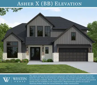 New construction Single-Family house 10715 Avanti Dr, Richmond, TX 77469 The Asher X- photo 0