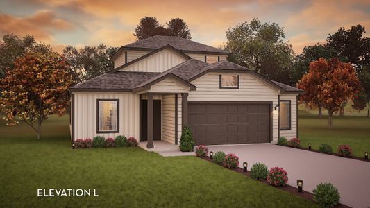 New construction Single-Family house 1201 Lauraine, Seguin, TX 78155 plan Brazos - image