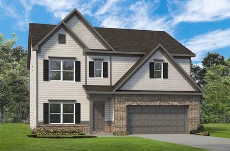 New construction Single-Family house 113 Silver Leaf Trce, Douglasville, GA 30134 The Ellijay- photo 0