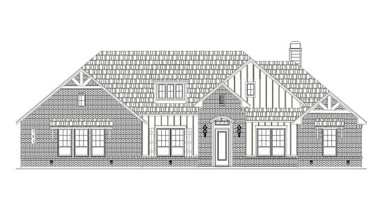 New construction Single-Family house 131 Oak Meadow Ln, Weatherford, TX 76085 plan The Wellington II - image
