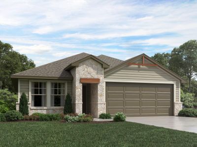 New construction Single-Family house 226 Red Tail Hawk Ln, Cedar Creek, TX 78612 plan The Hughes (841) - image