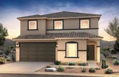 New construction Single-Family house 4882 S 253Rd Ln, Buckeye, AZ 85326 plan Sunflower - image