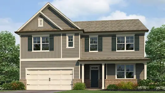 New construction Single-Family house 711 Anchor Ave, Villa Rica, GA 30180 plan Green - image