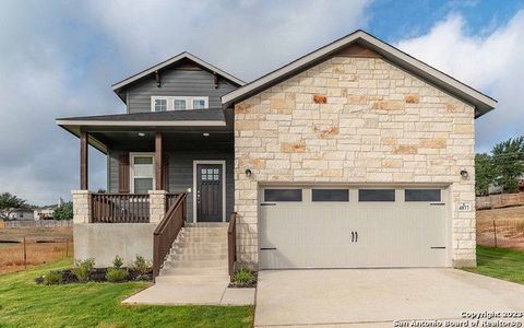 New construction Single-Family house 4877 Knox View, Schertz, TX 78108 Chinook- photo 0